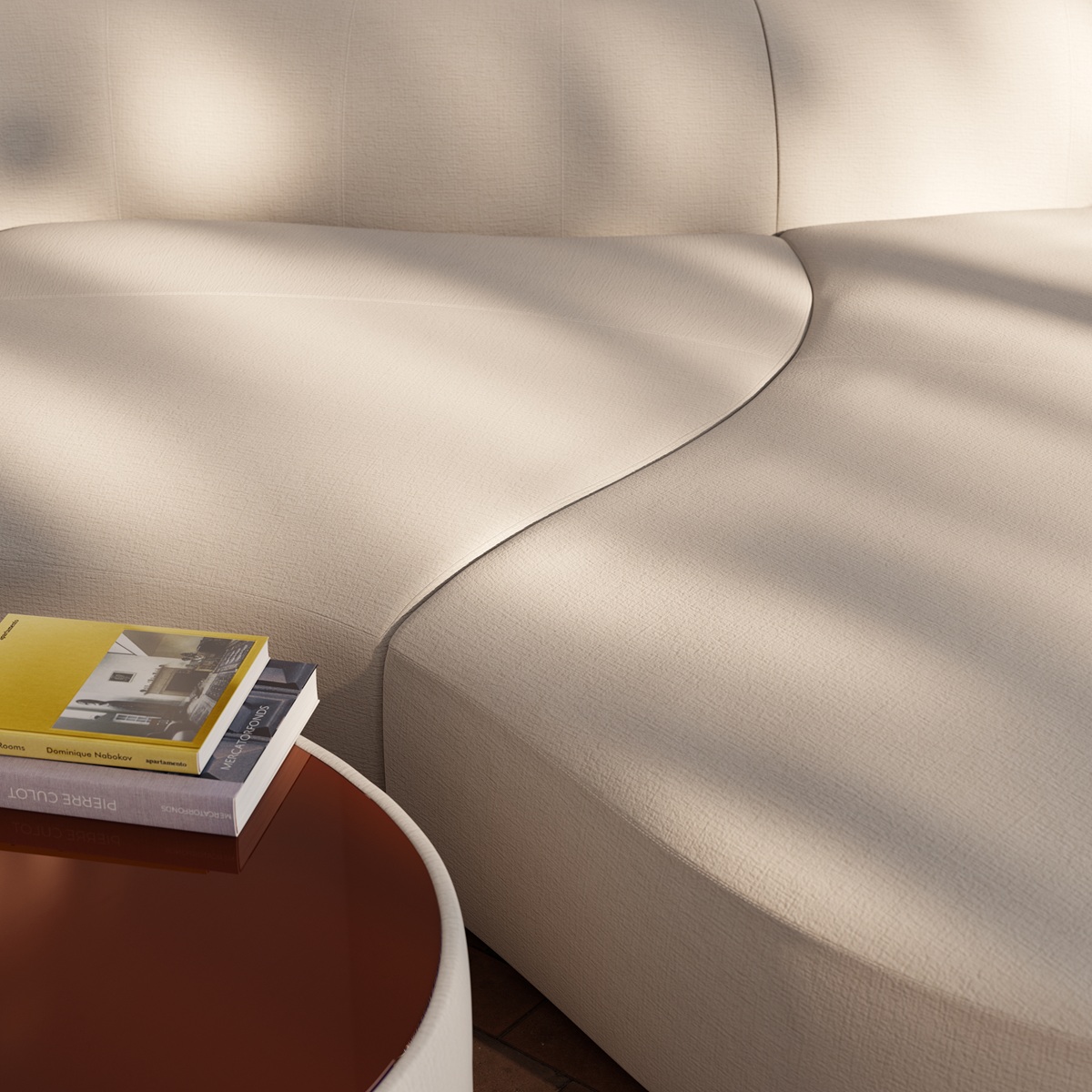 Canapé Siwa grand avec chaise longue Cor 