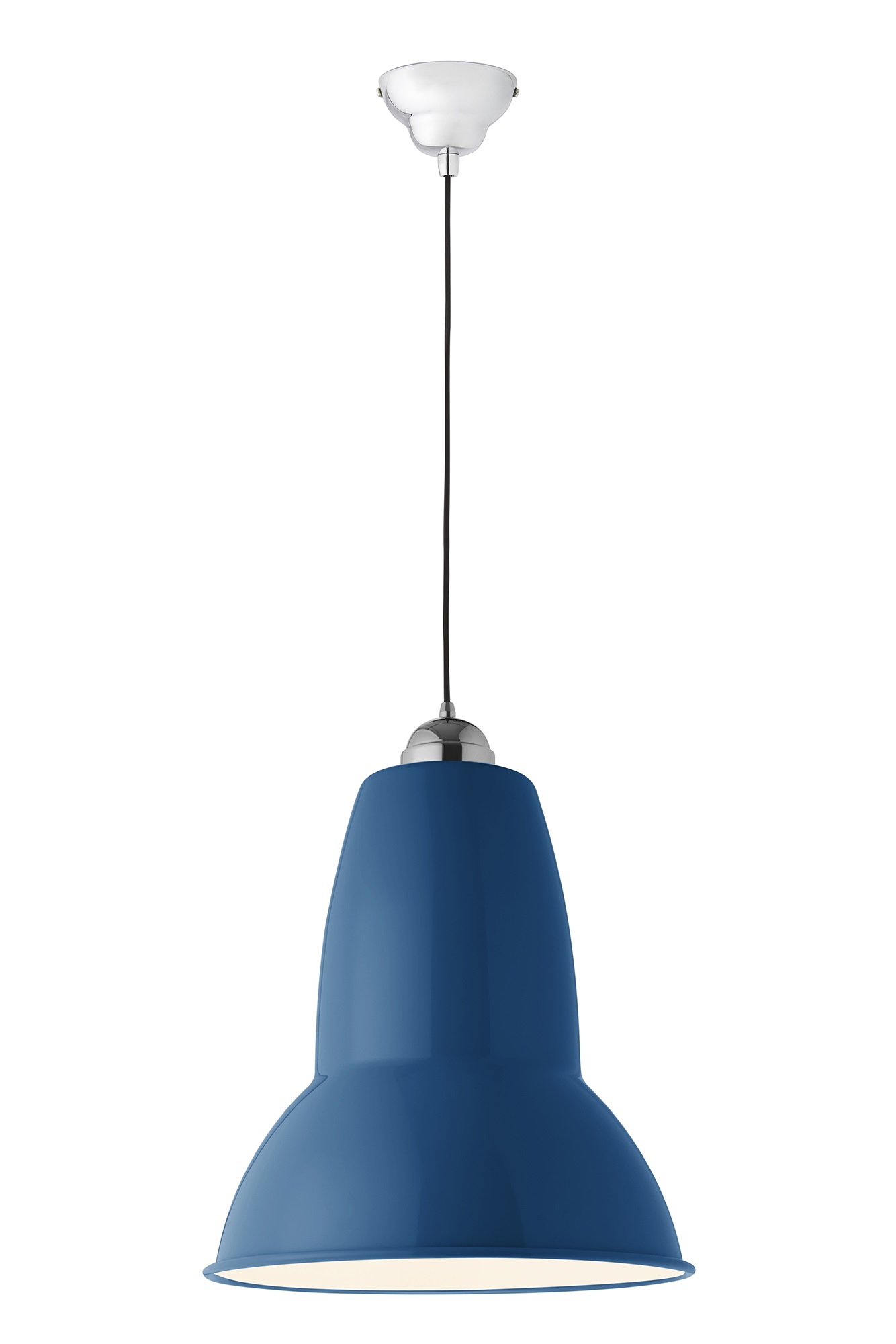 marine blau glänzend / Kabel schwarz