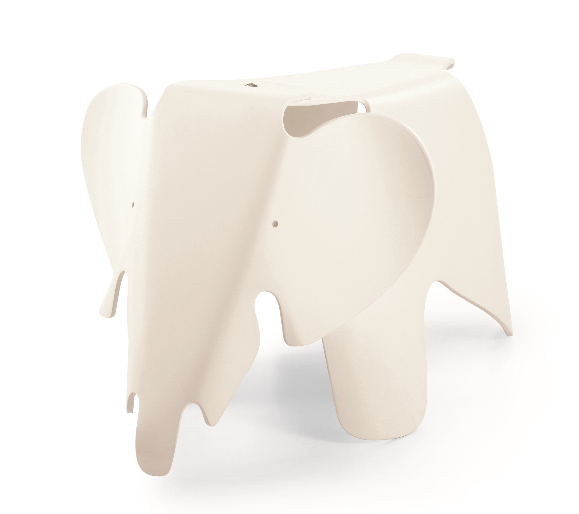 Eames Elephant Tabouret blanc Vitra