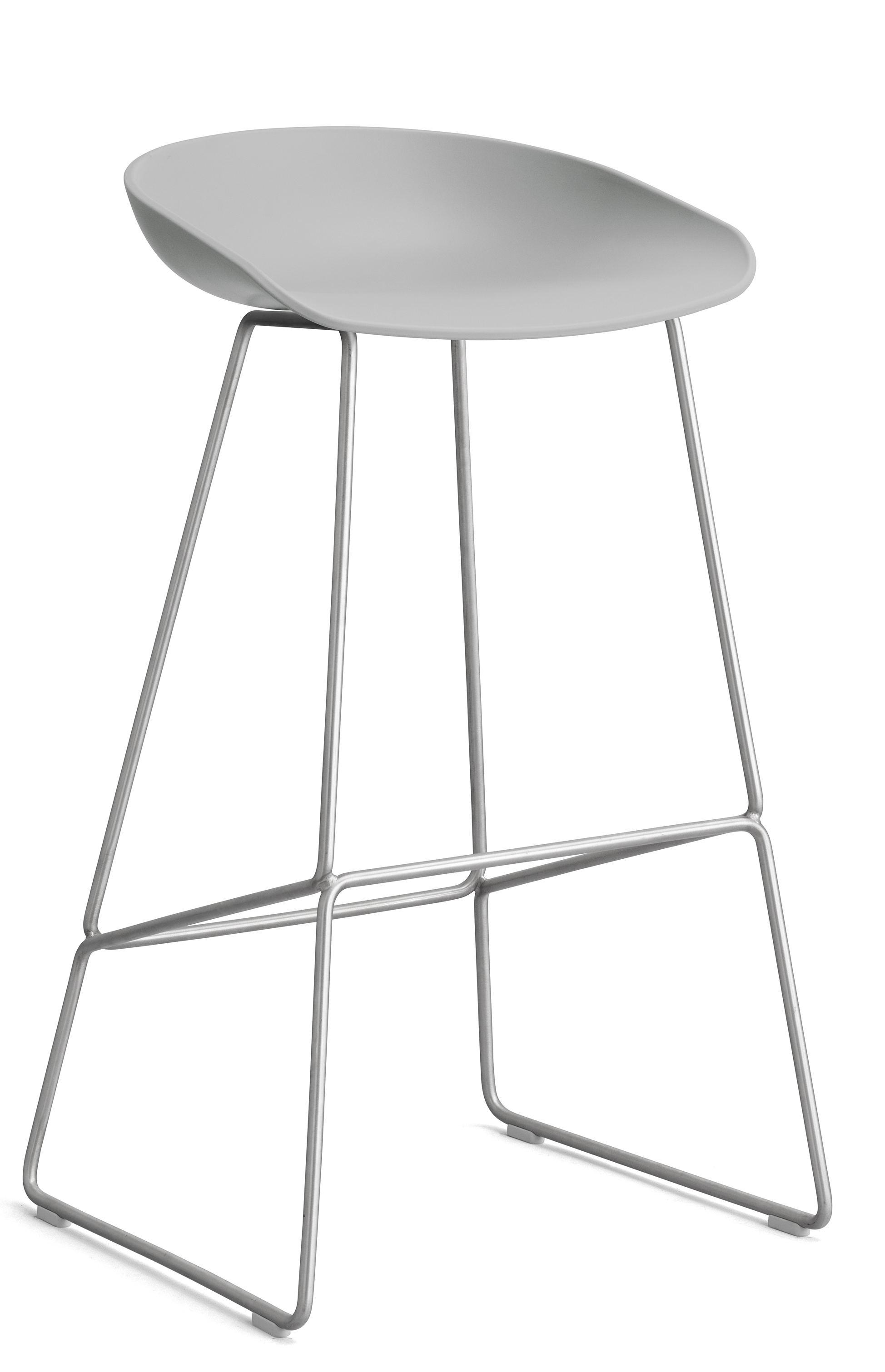 Tabouret de bar haut AAS 38 / AAS38, gris béton / acier OFFRE SPECIALE