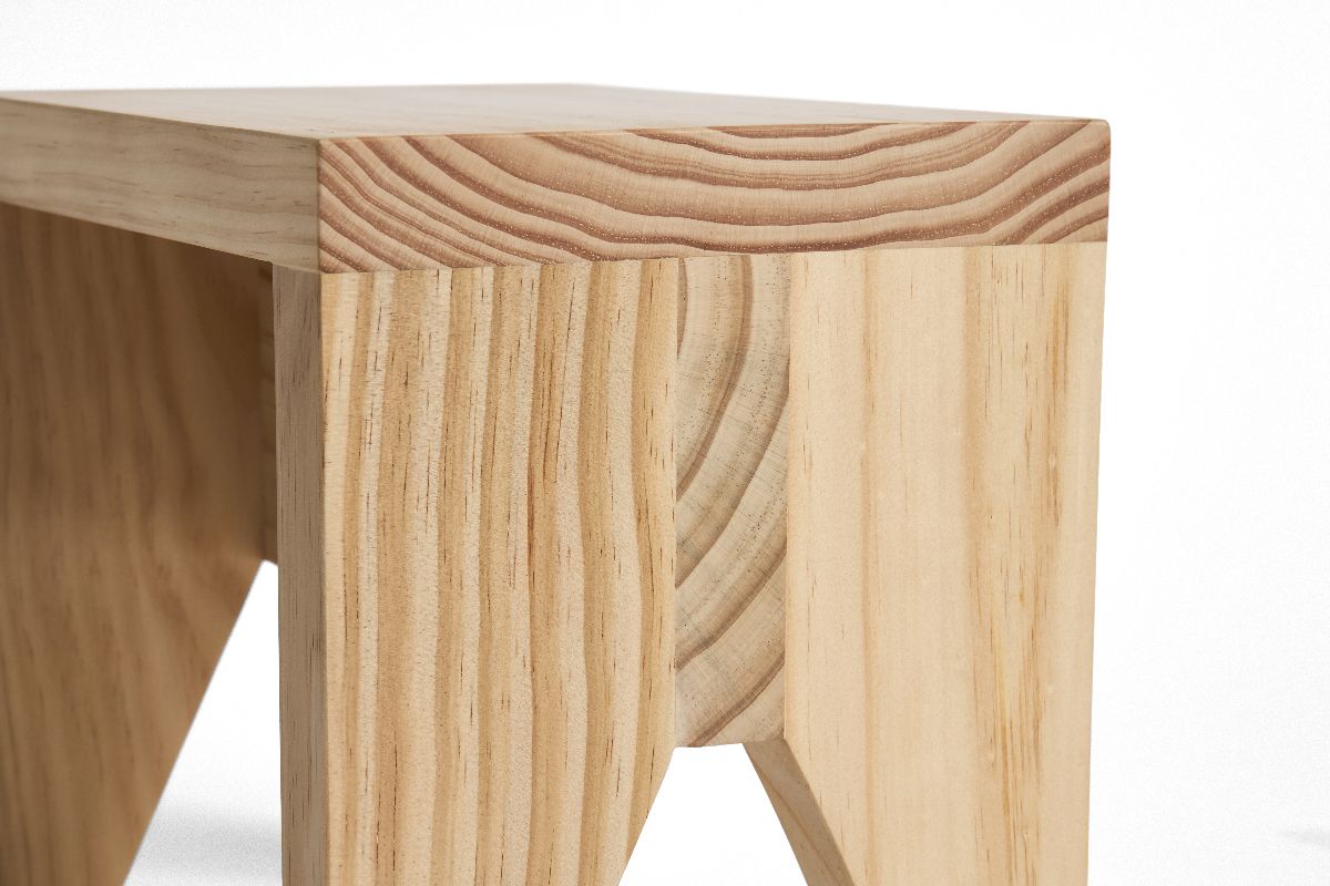 Manolito Stool Short Small Tabouret Hay