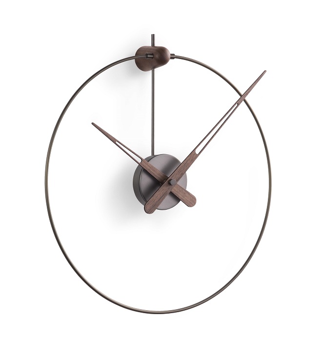 Micro Anda Clock Horloge murale nomon Noir