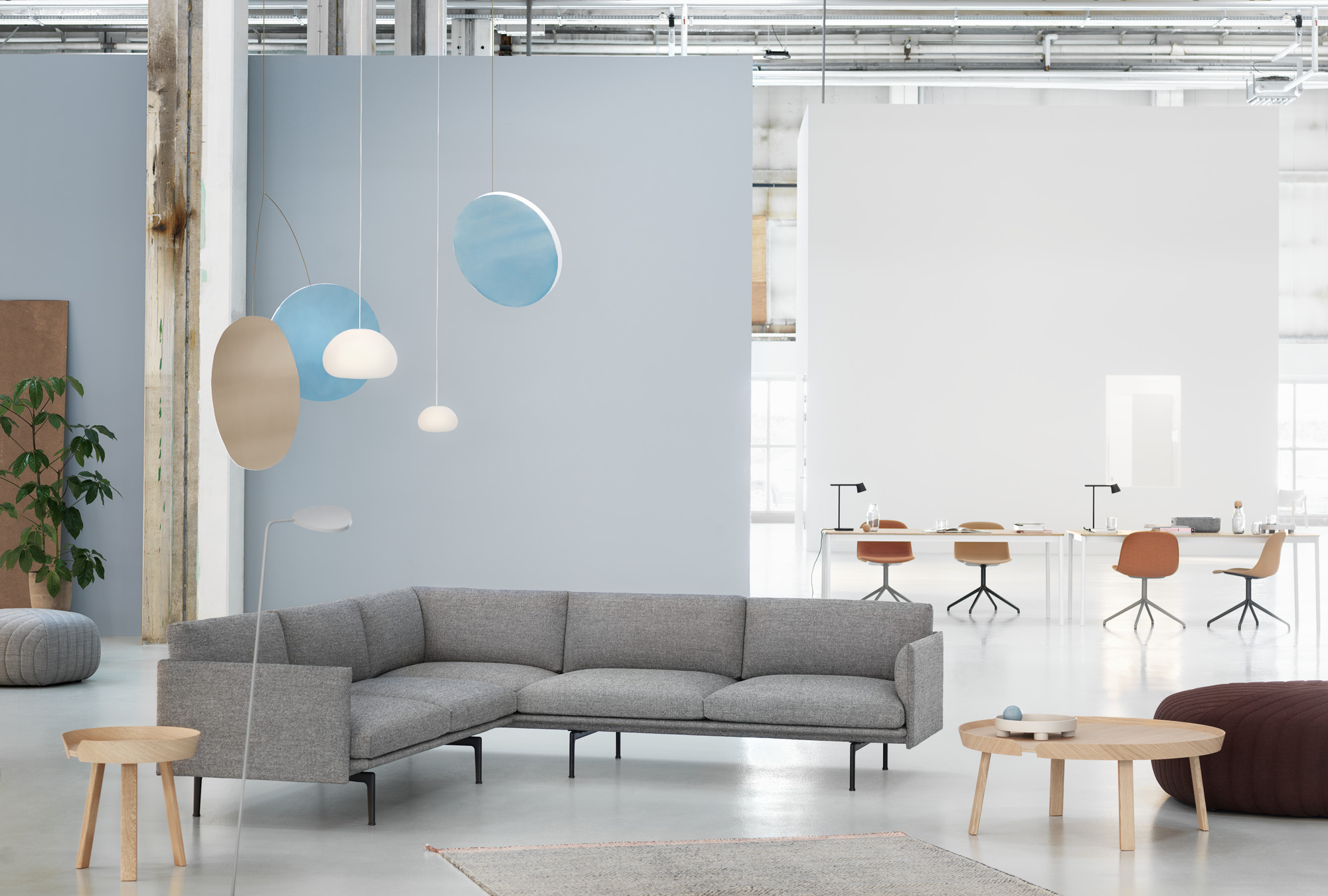 Around Coffee Table Large Chêne Table basse Muuto Around Coffee Table Large Chêne Table basse Muuto