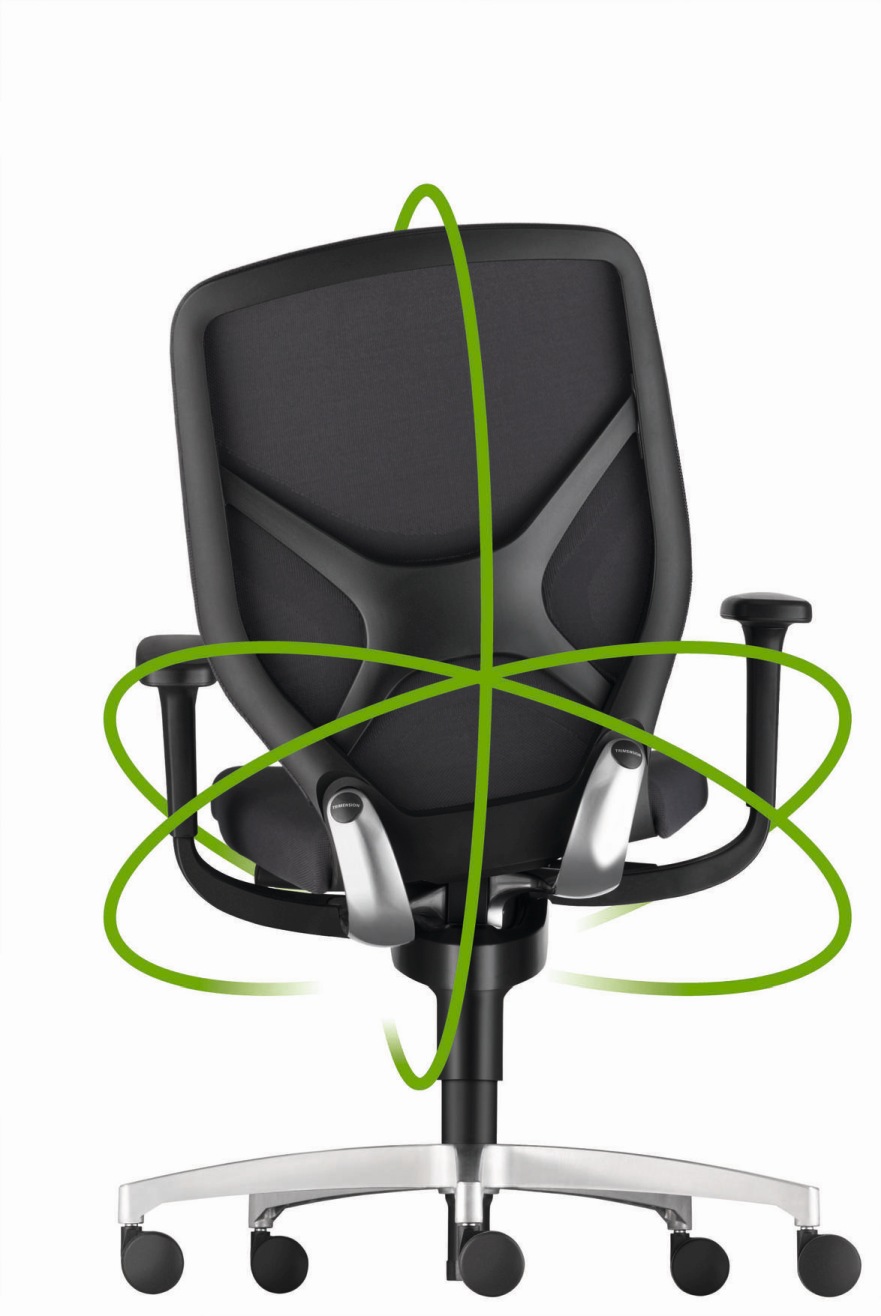 In 184/7 Chaise pivotante de bureau Wilkhahn
