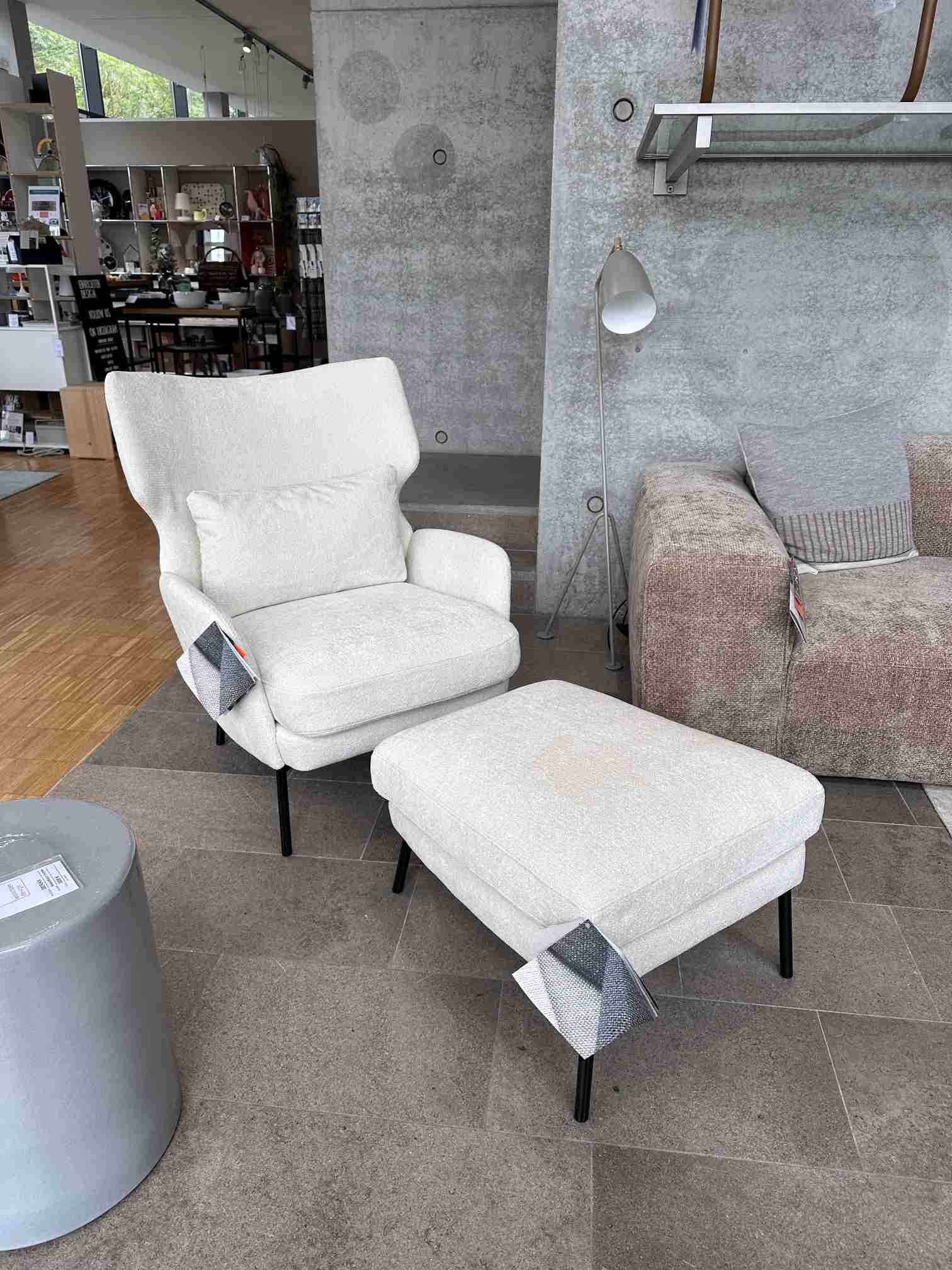 Seatrelax fauteuil & ottoman modèle maison ed design