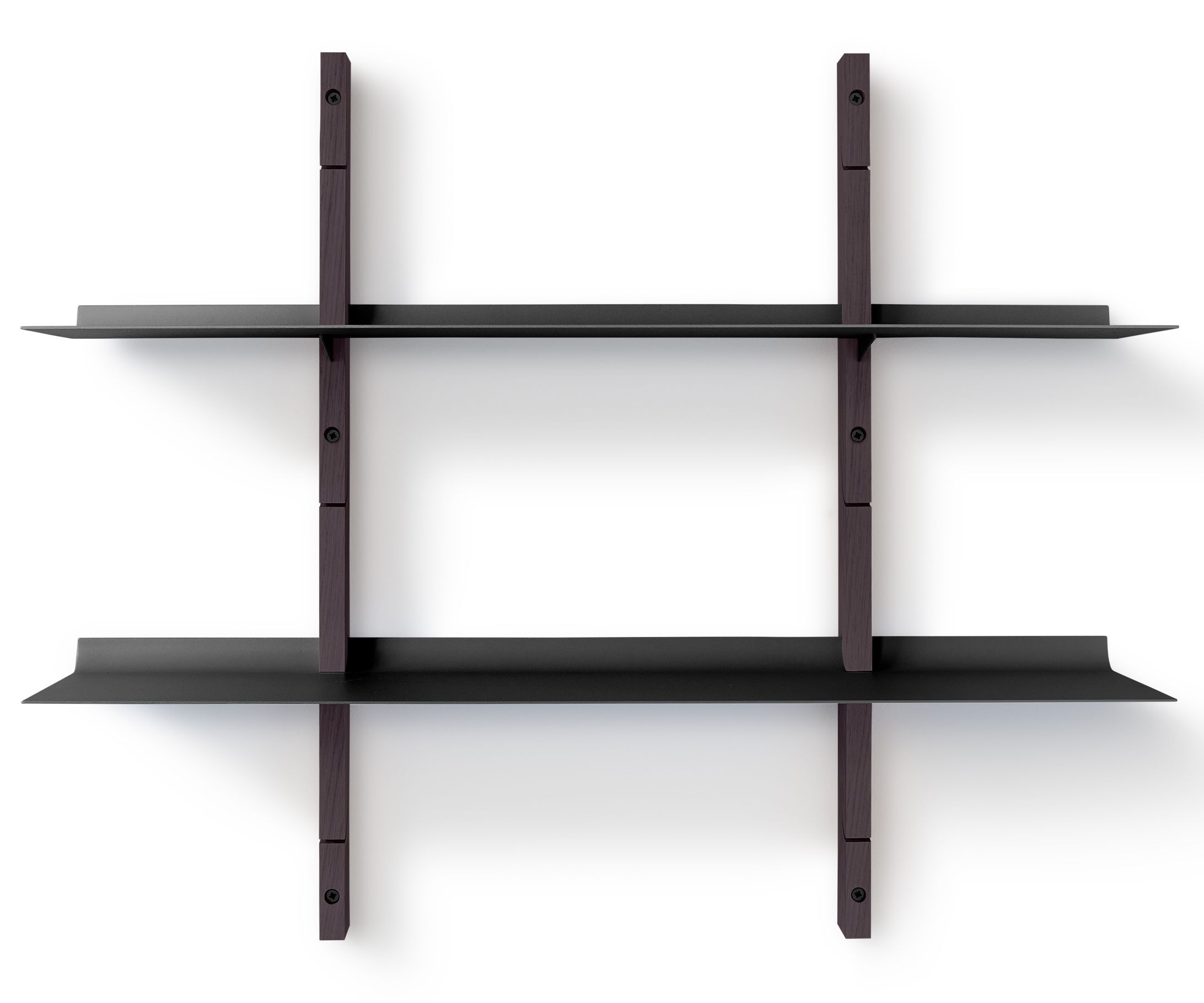 Smile Ensemble d'étagères Chêne - Noir fumé H 67,5 cm Eva Solo
