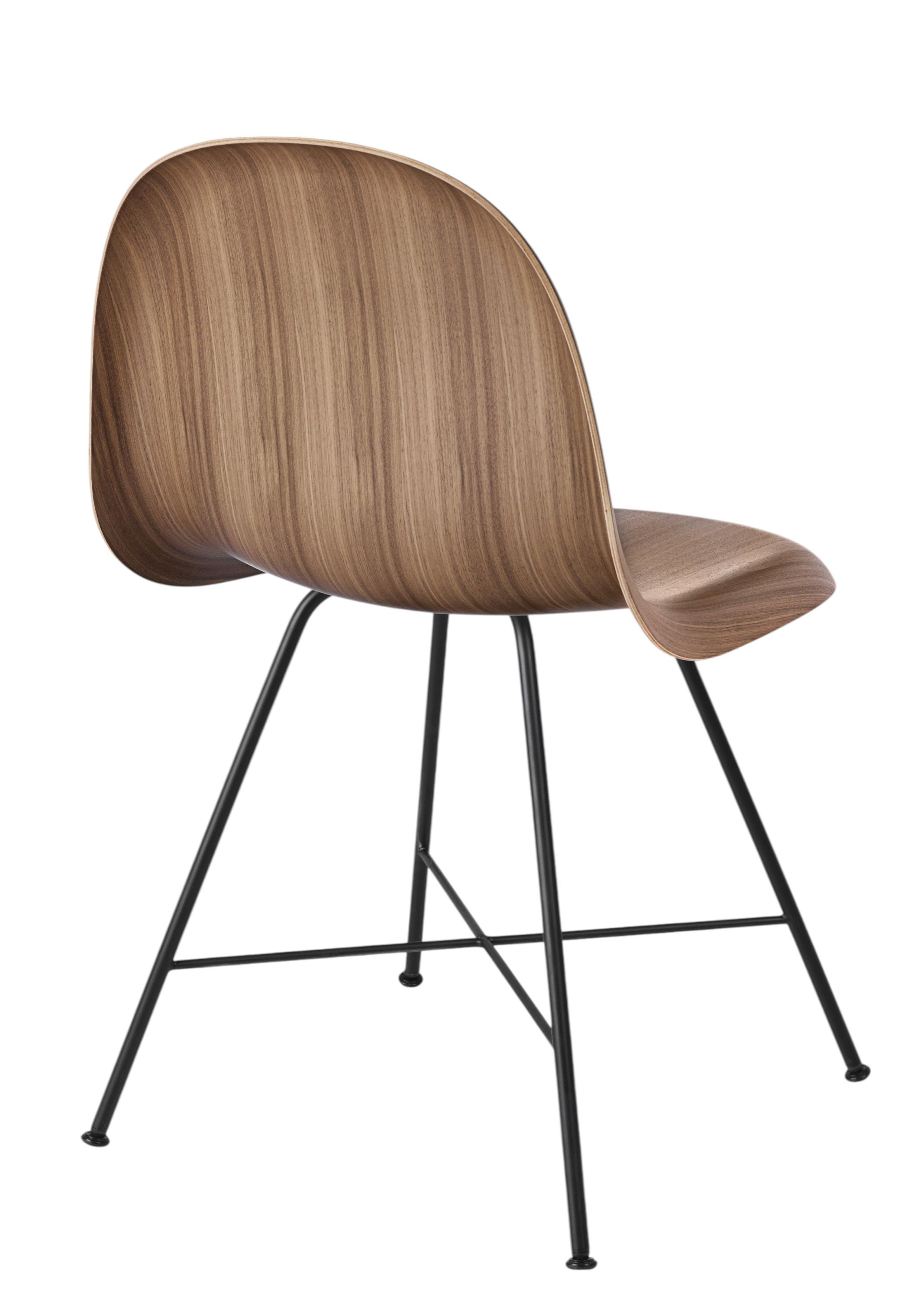 3D Chaise Noyer - Patins en feutre Gubi