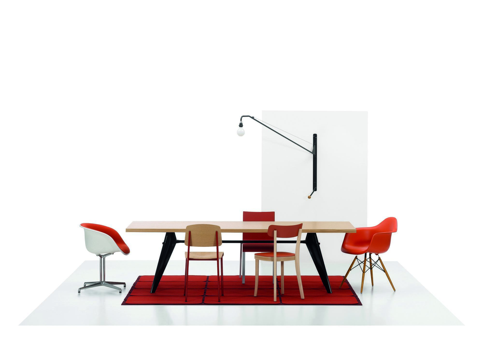 Eames Plastic Arm Chair DAW Stuhl Vitra - QUICK SHIP-Ahorn gelblich-Ocean Eames Plastic Arm Chair DAW Stuhl Vitra - QUICK SHIP-Ahorn gelblich-Ocean