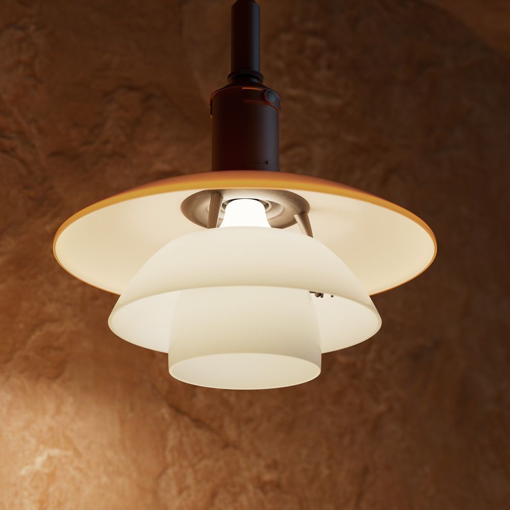 PH 3/3 Suspension Centenary Edition Amber/Opal White Louis Poulsen