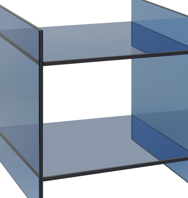 VT 07 Drei table d'appoint bleu foncé e15