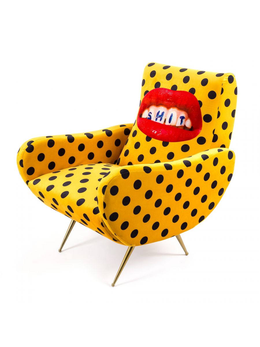 Toiletpaper fauteuil Shit Seletti