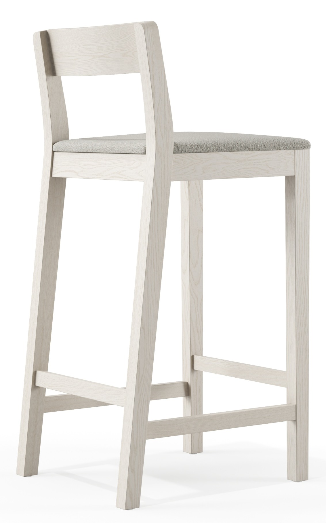 Sit tabouret de bar en bois avec coussin d'assise Zeitraum