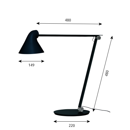NJP lampe de table Louis Poulsen