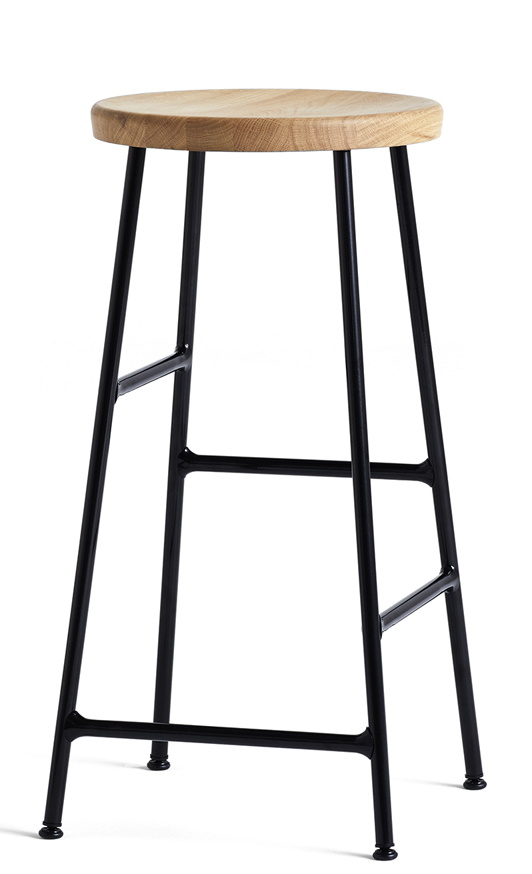 Cornet Bar Stool Low Tabouret de bar H 65 cm Hay