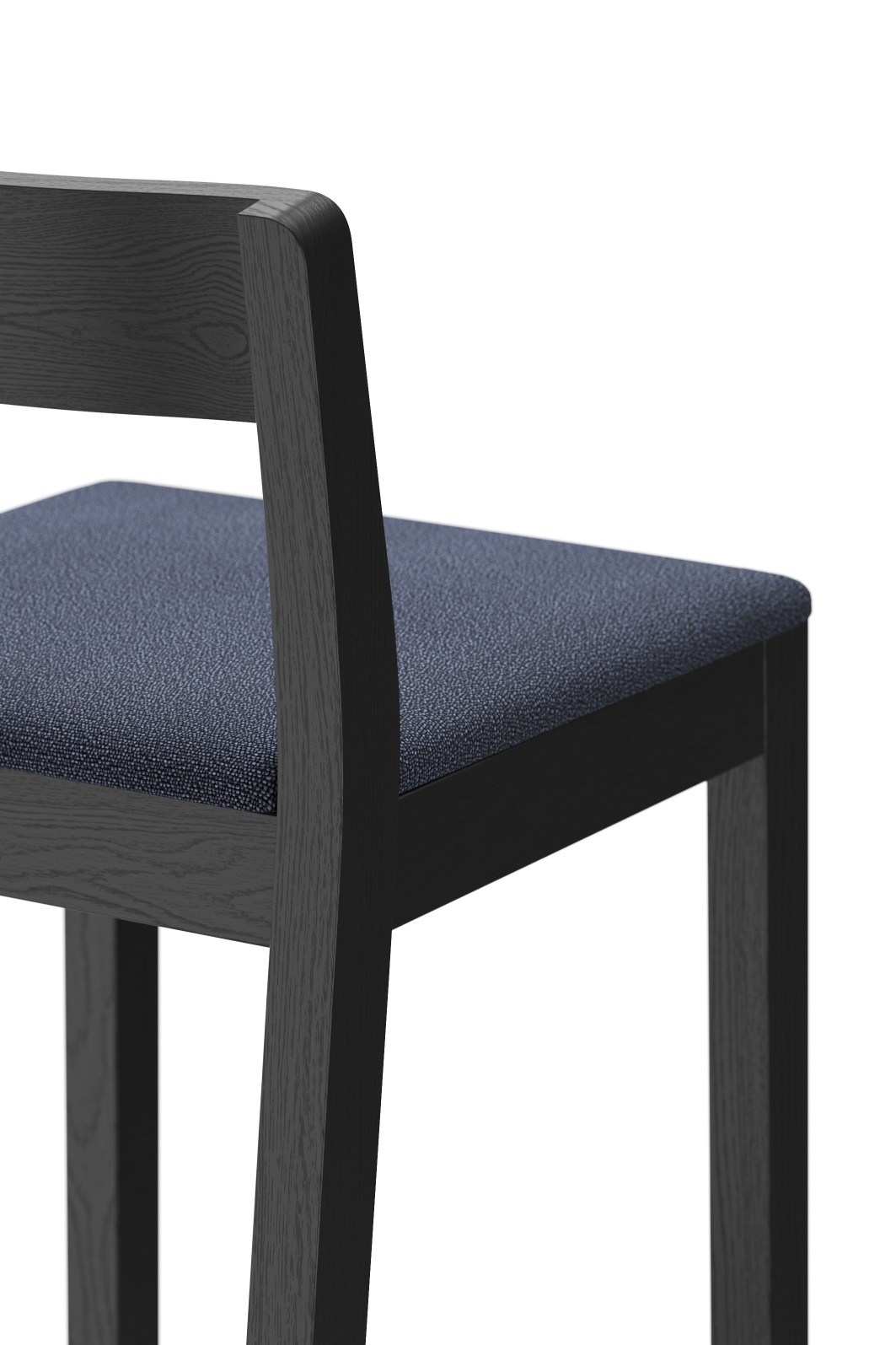 Sit tabouret de bar en bois avec coussin d'assise Zeitraum