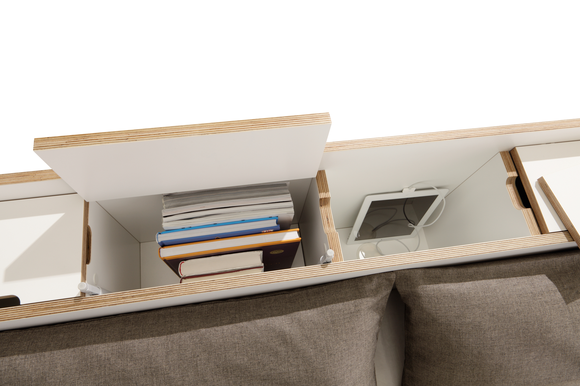 Nook Lit simple CPL Blanc Müller Möbelwerkstätten