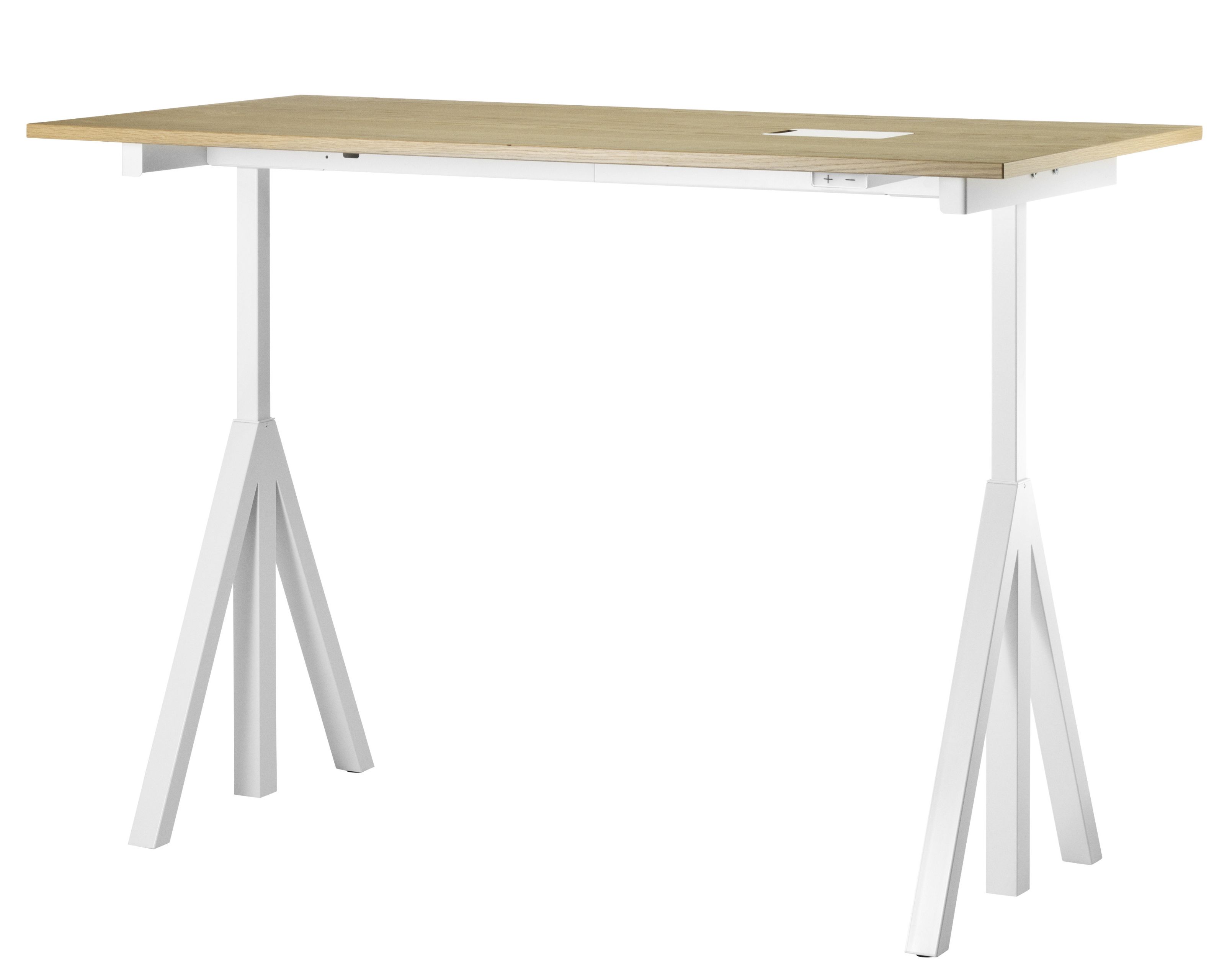 Bureau réglable en hauteur String Furniture Chêne