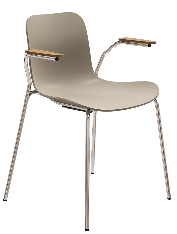 Langue Stack Armchair Chaise à accoudoirs NORR11