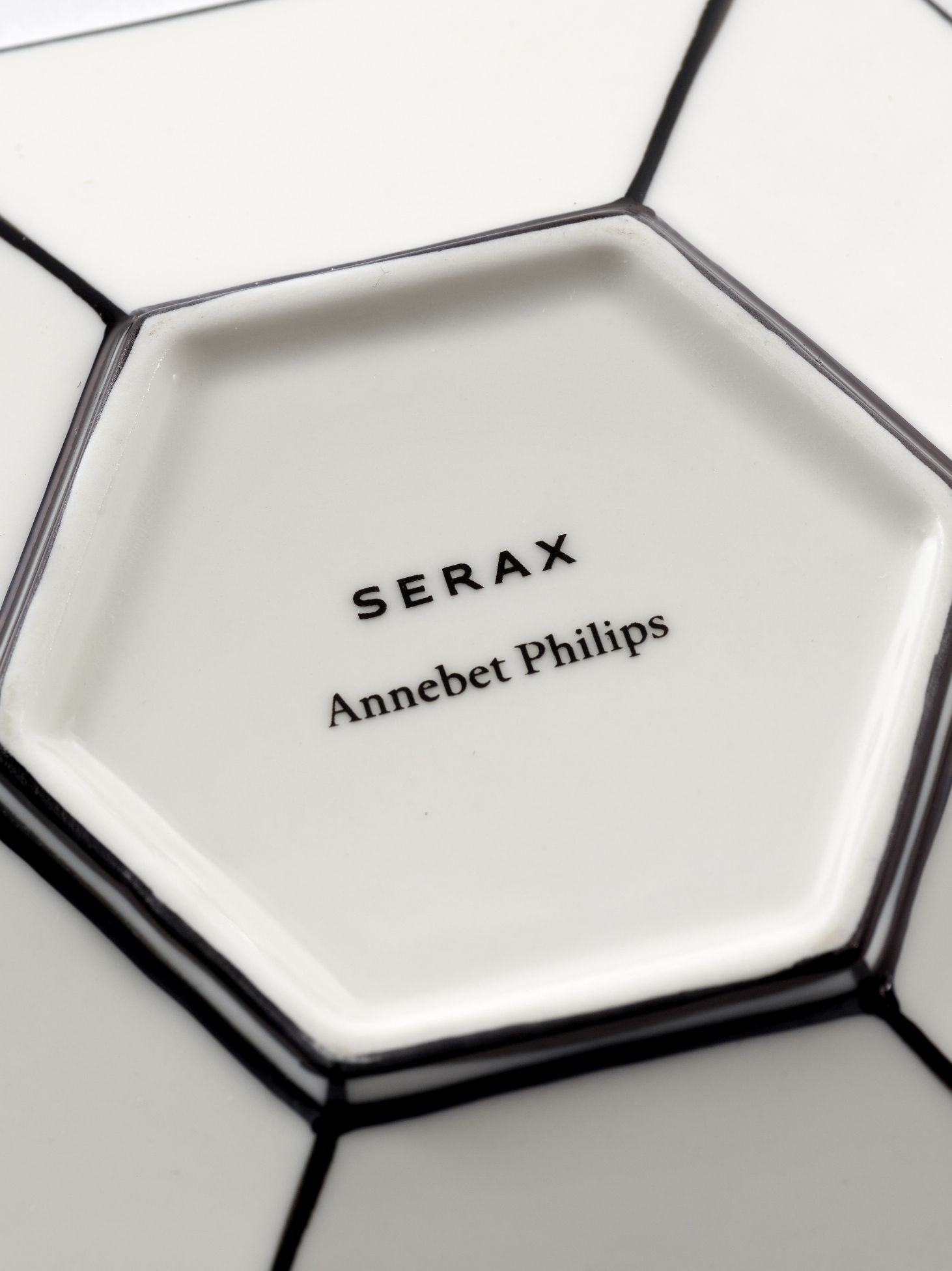 Tasse Capuucino Blanc/Noir Carte Blanche Serax  