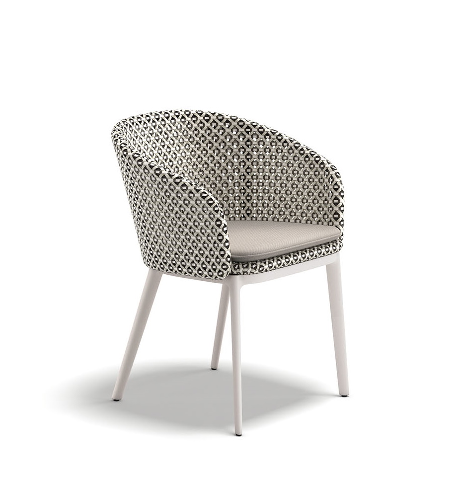 Mbrace Alu Chaise coussin d'assise inclus Dedon