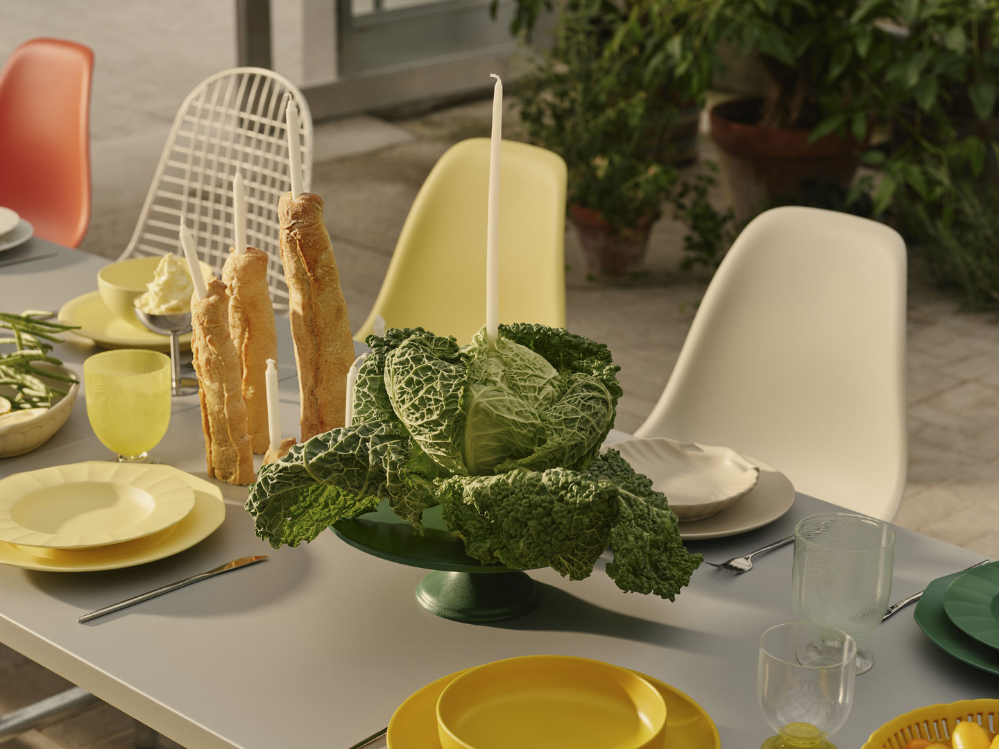 Eames Plastic Side Chair DSR chaise Vitra