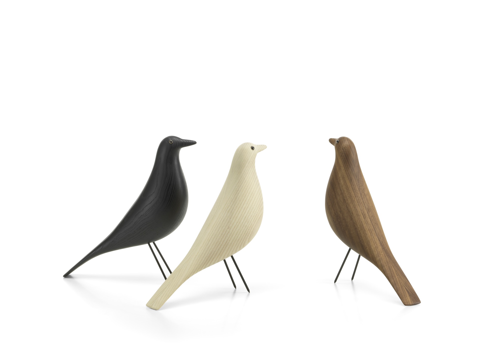 Eames House Bird sculpture frêne noir Vitra NOUVELLE VERSION