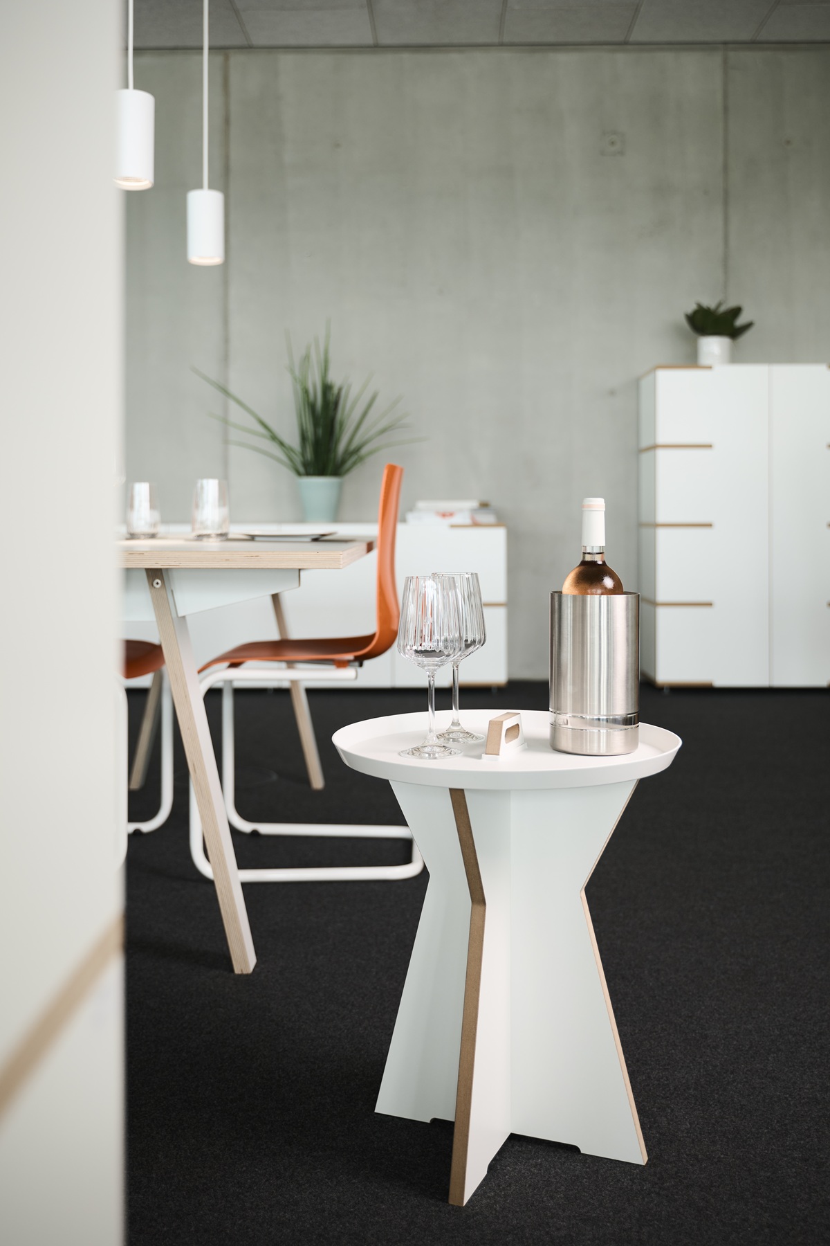Tojo Table d'appoint portable avec plateau amovible Tojo
