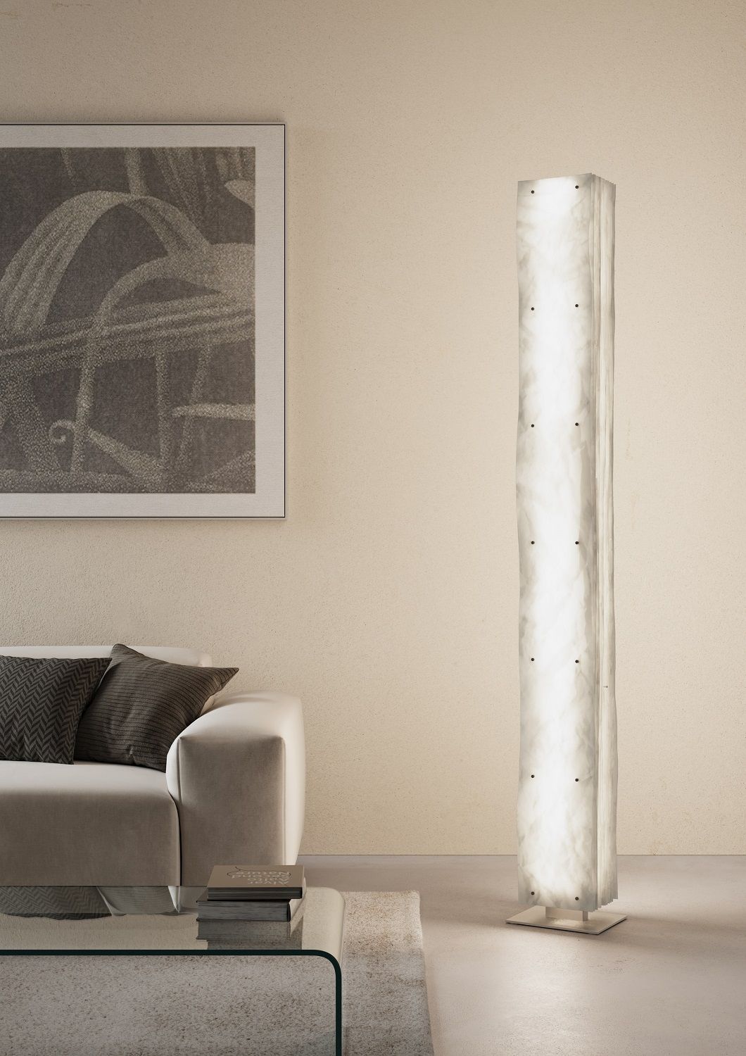 Totem Floor lamp Lampe a Pied stele Totem Floor lamp Lampe a Pied stele