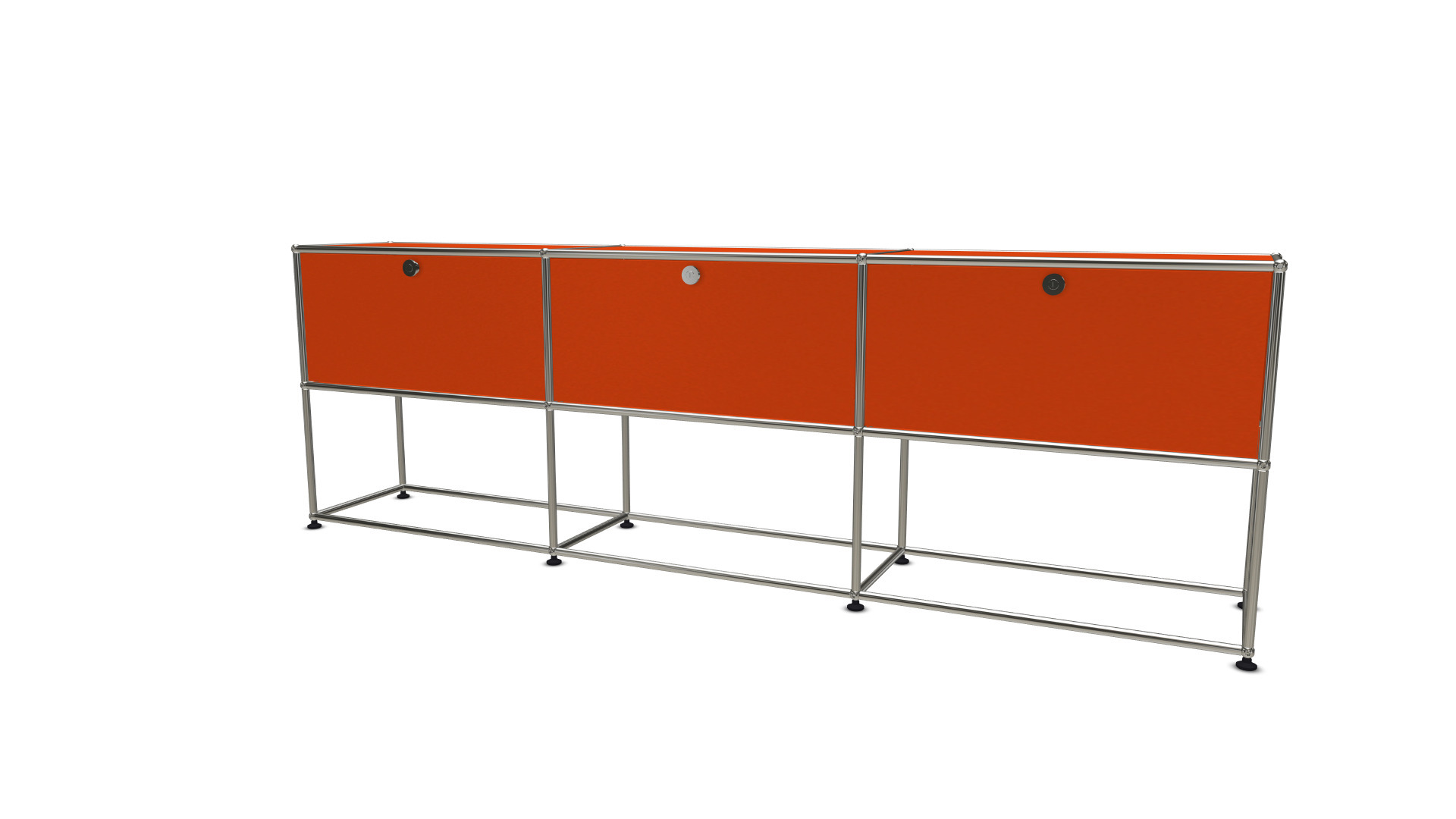 USM Haller Regalschrank orange