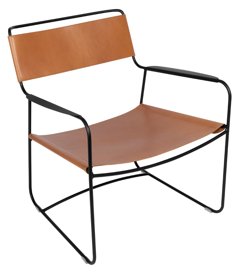 Surprising profond fauteuil en cuir Extérieur Fermob