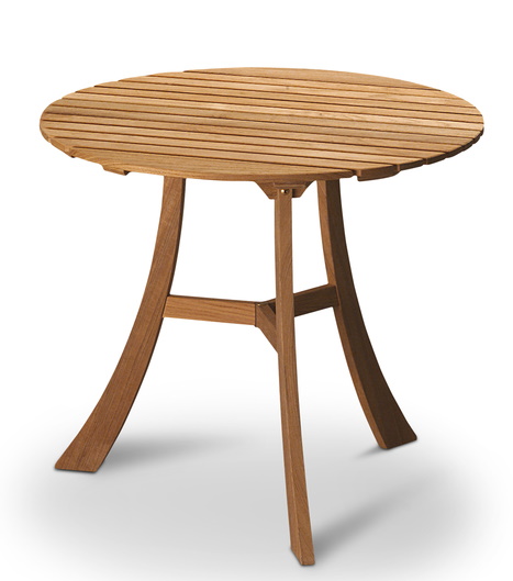 Vendia Table Ø 75 cm Table d'extérieur Skagerak by Fritz Hansen