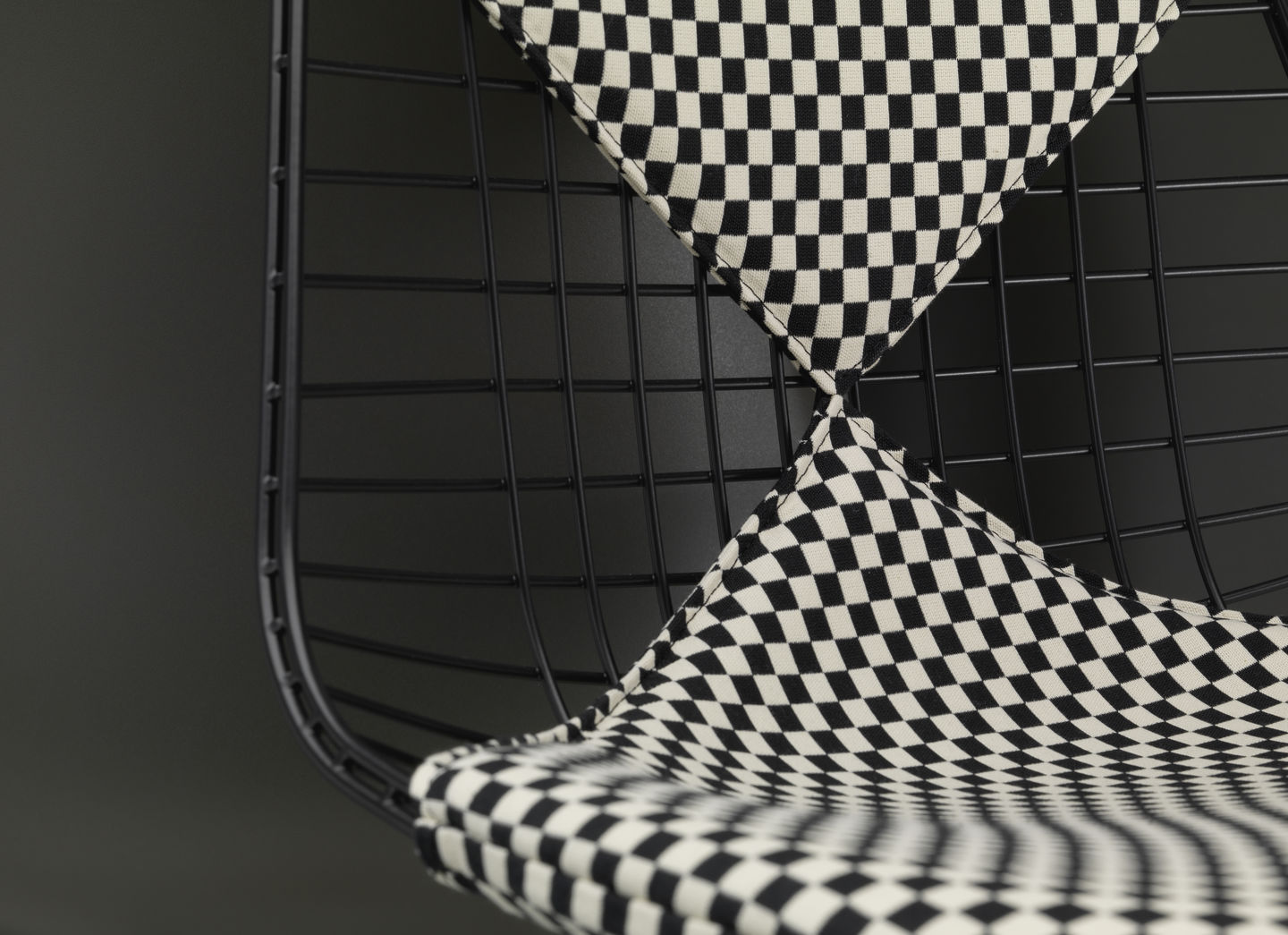DKW-2 Wire Chair Chaise Coussin de siège et de dos Vitra