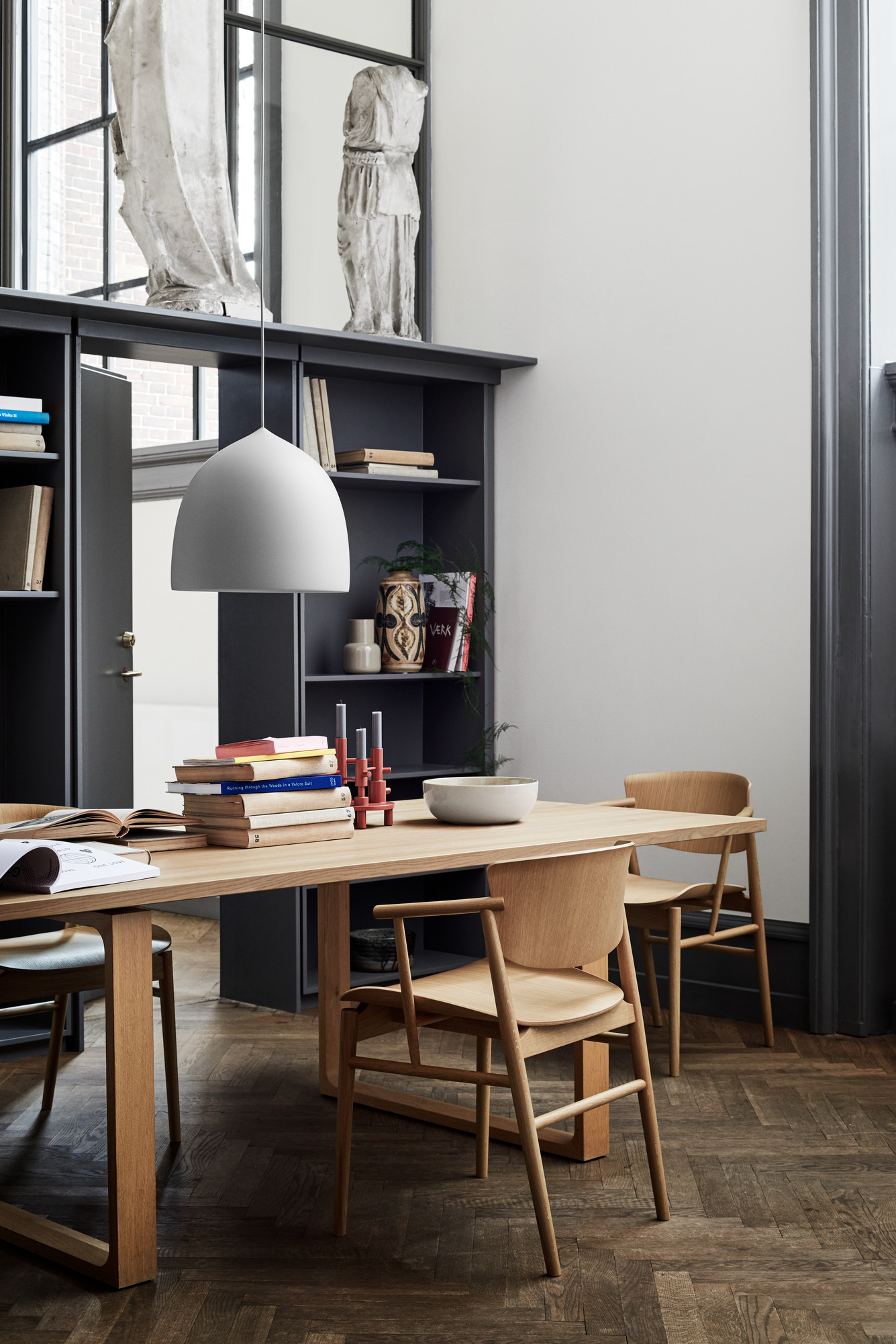 Suspence P2 Lampe à Suspension Fritz Hansen Blanc