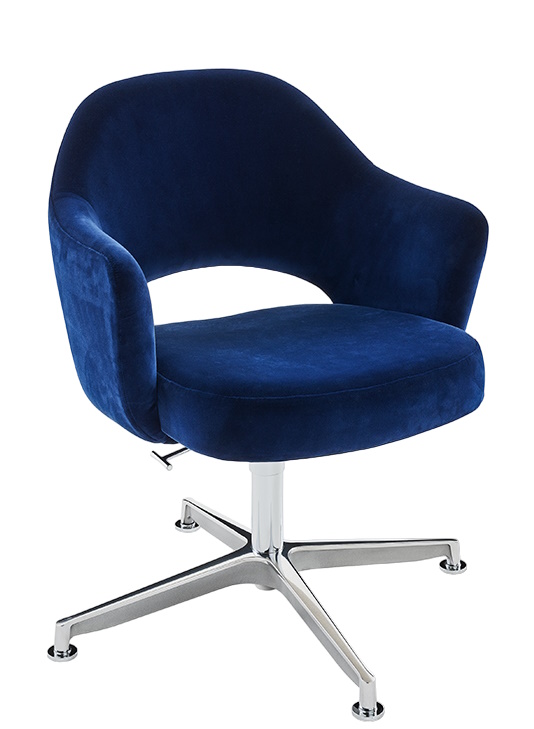 Saarinen Relax chaise de conférence 4-étoiles pied pivotant avec accoudoirs Knoll Interntional 