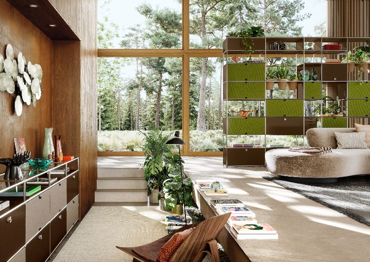 USM Haller Panneau souple 750 Curve  