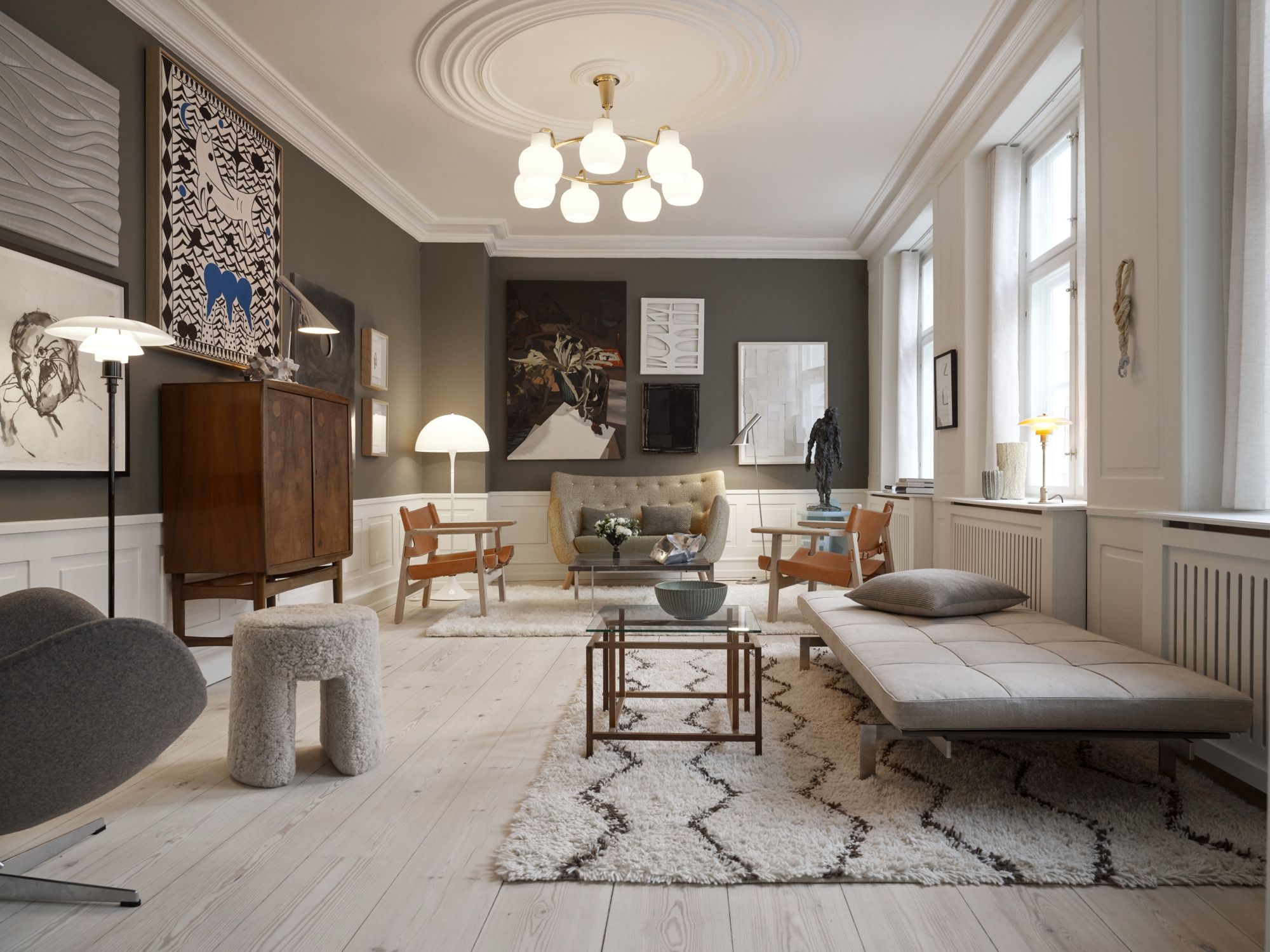 PH 3 1/2 - 2 1/2 Lampadaire Louis Poulsen