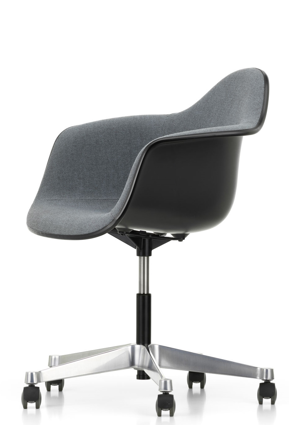Eames Plastic Arm Chair DAL Chaise entièrement rembourrée Vitra