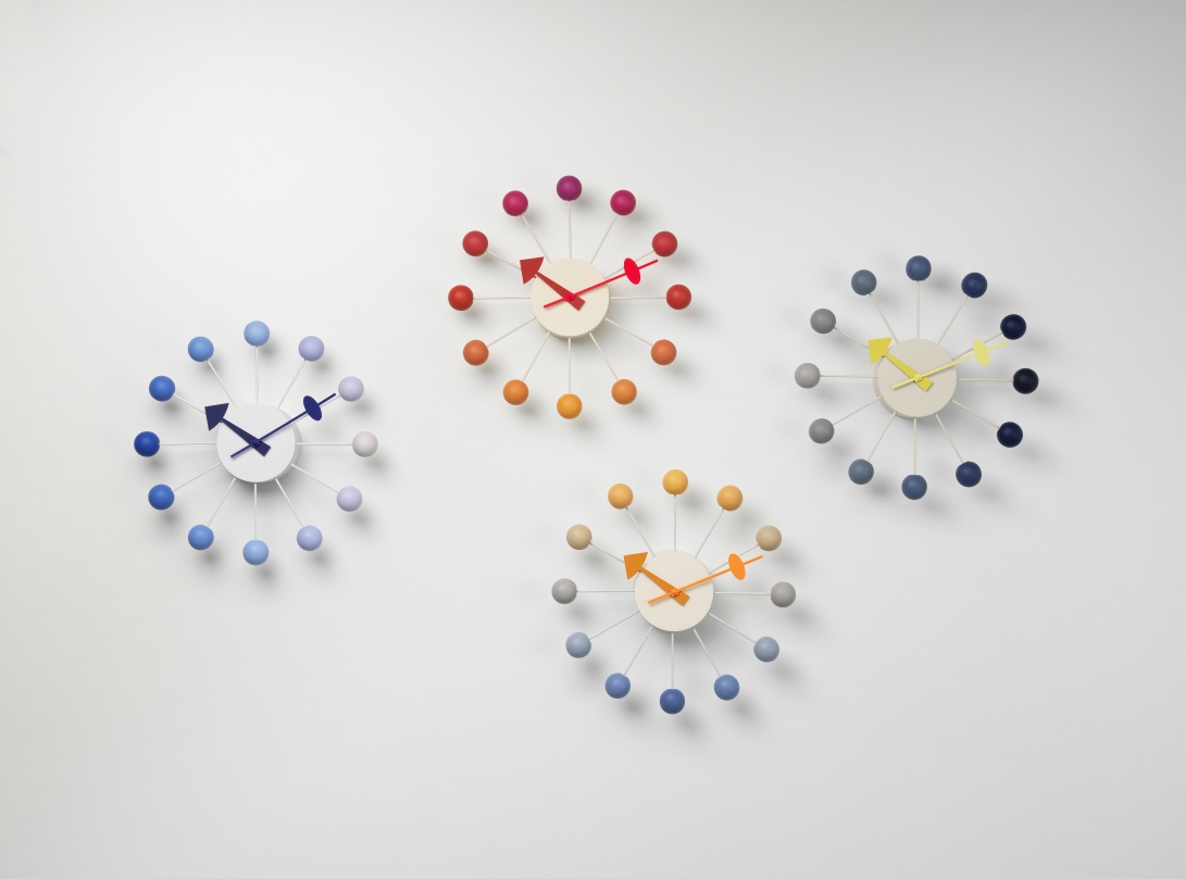 Ball Clock Horloge murale Dusk Vitra LIMITED EDITION   