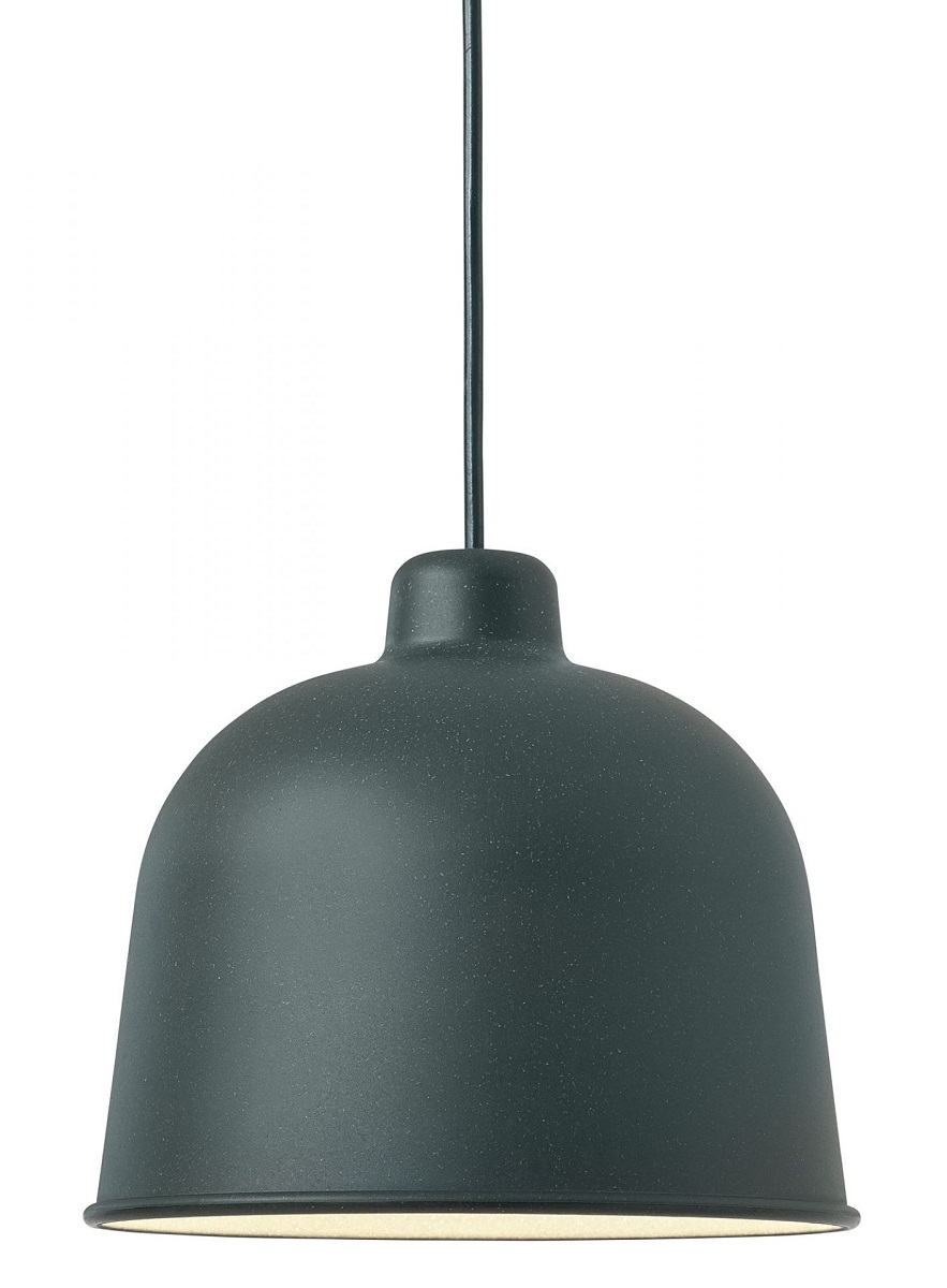 Grain Pendant Lamp Lampe de suspendue Vert fonce Muuto OFFRE SPECIALE
