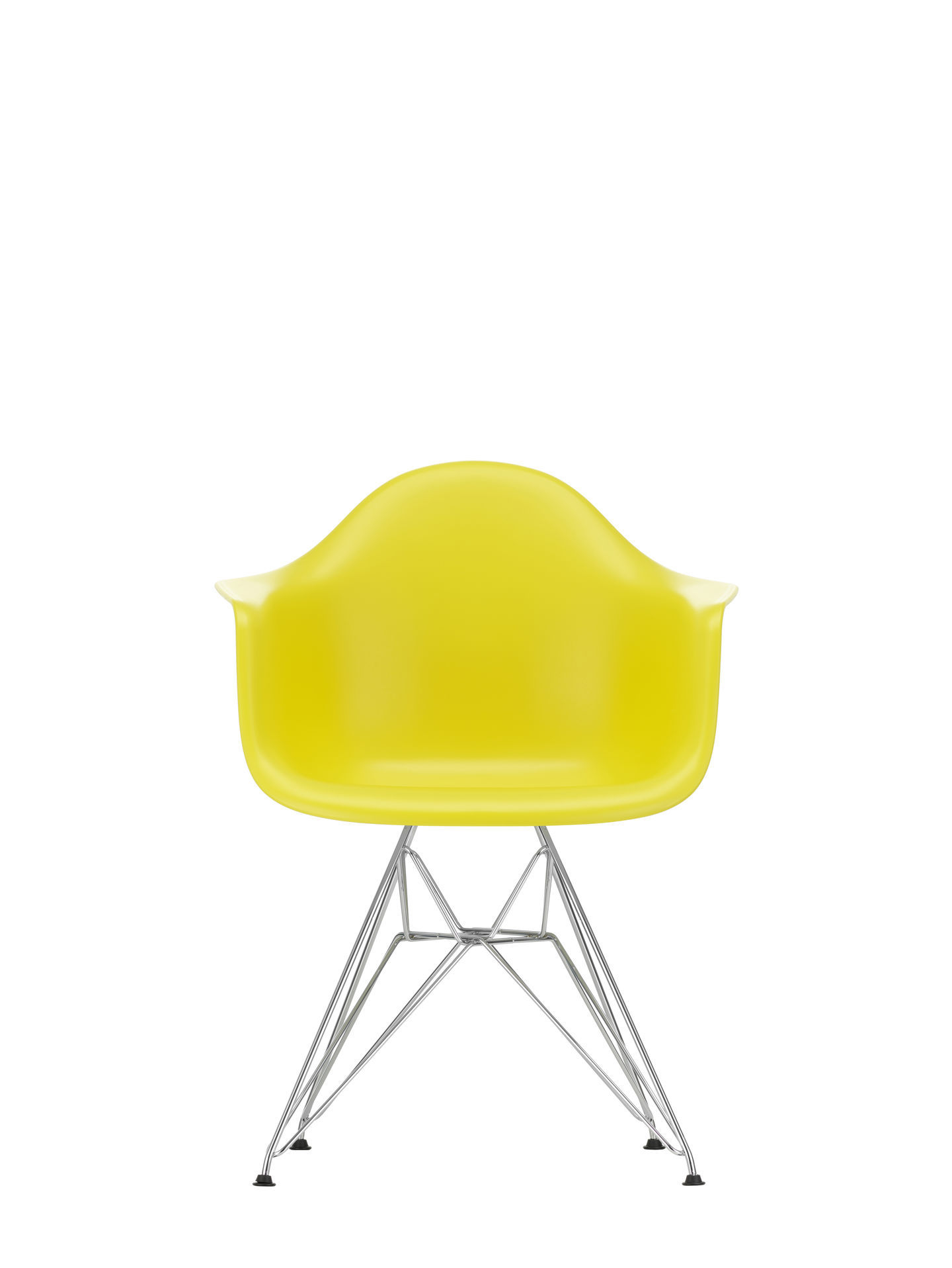 Eames Plastic Arm Chair DAR Chaise Vitra Chromé - Vert