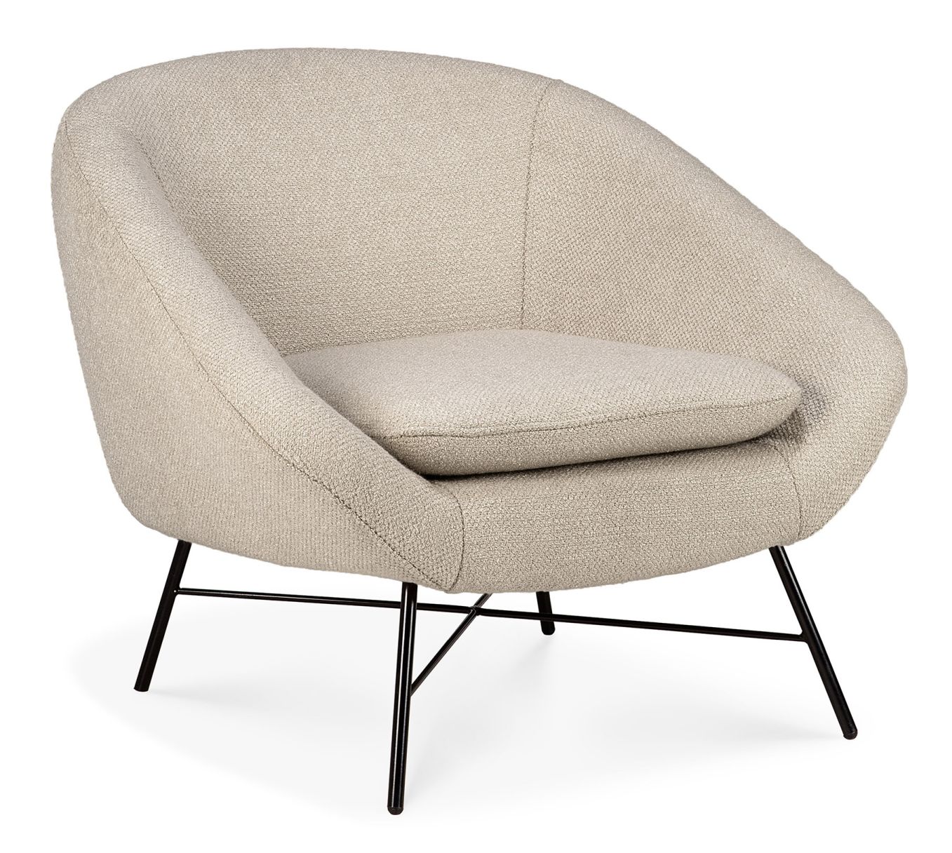 Barrow  Fauteuil Ethnicraft off white