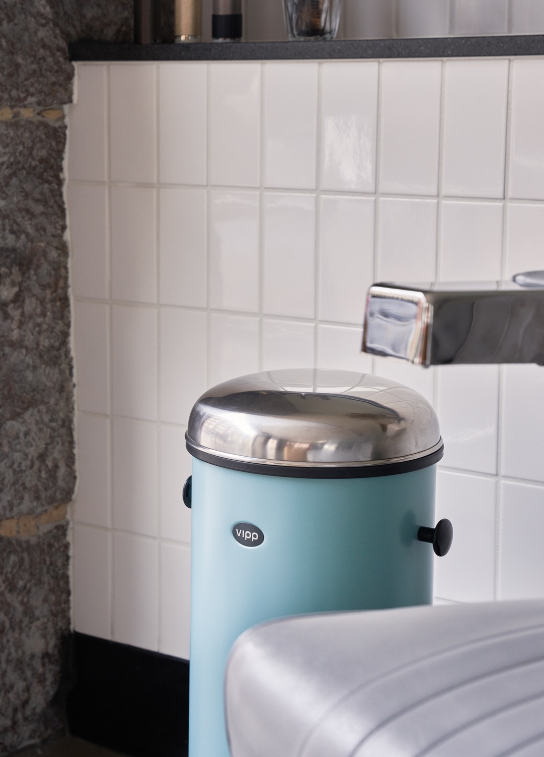 Henri Teal Pedal bin Poubelle à pédale 18L LIMITED EDITION Vipp