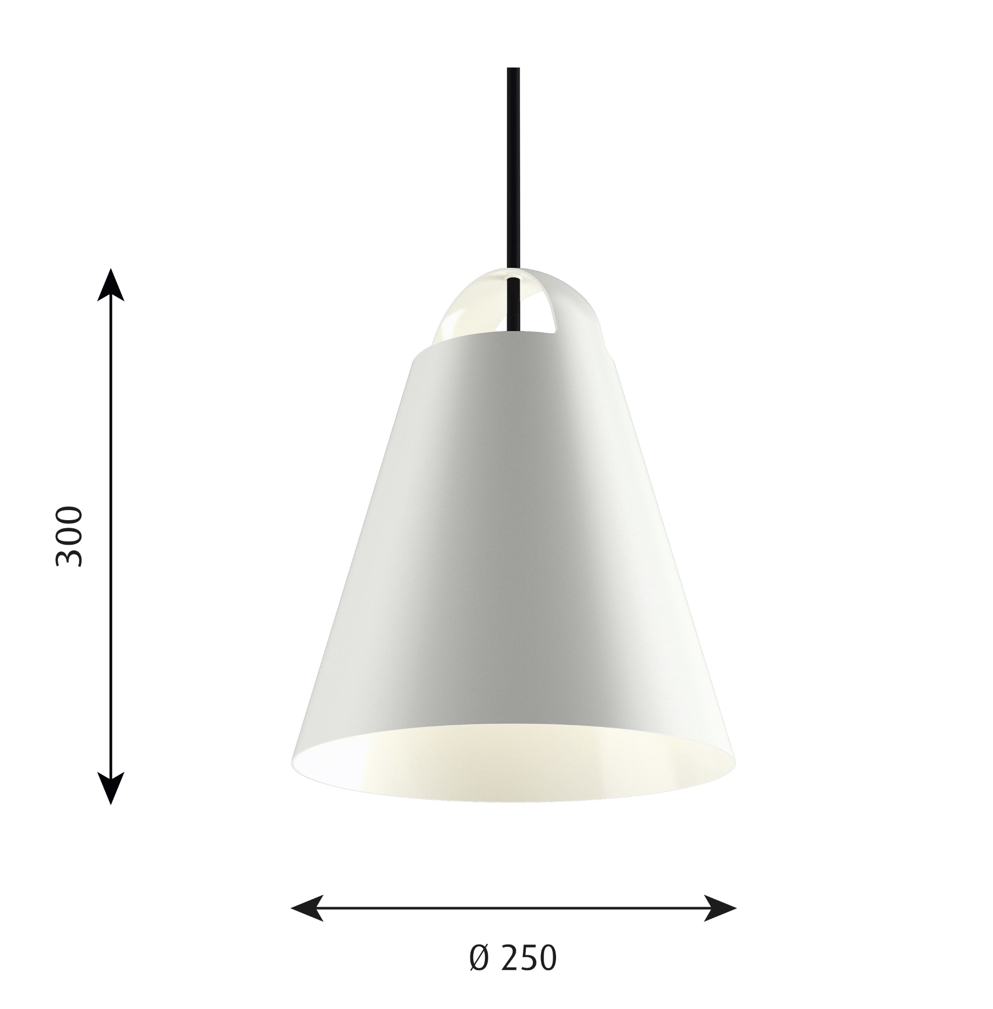 Above lampe de suspendue Louis Poulsen