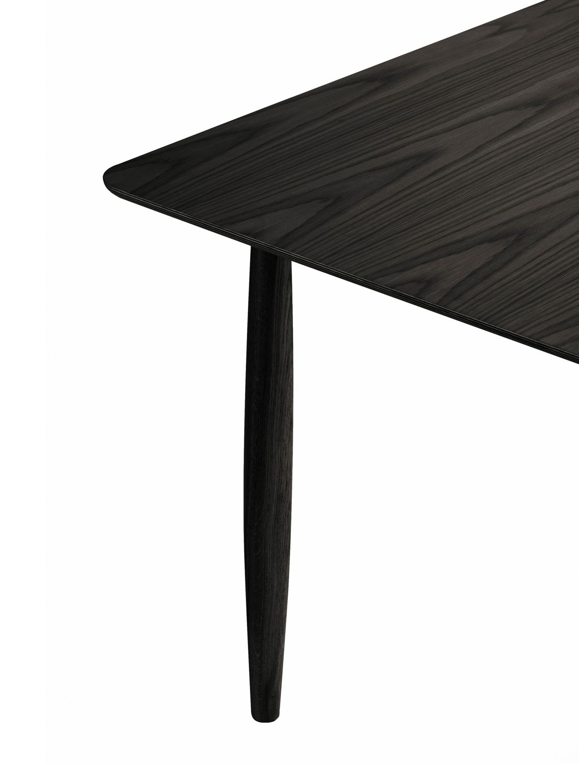 Oku Table à manger Chêne noir L 200 cm Norr11