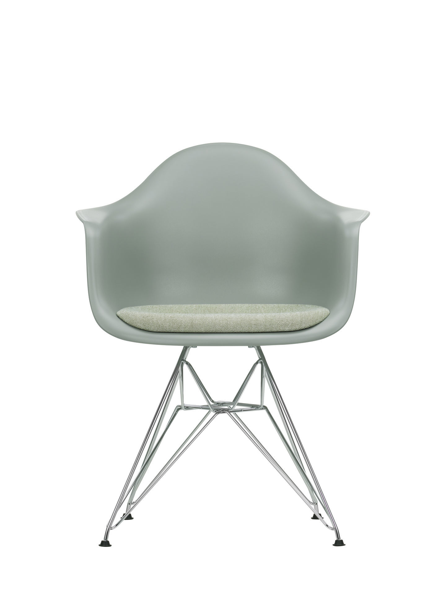 Eames Plastic Arm Chair DAR chaise avec coussin d'assise Vitra