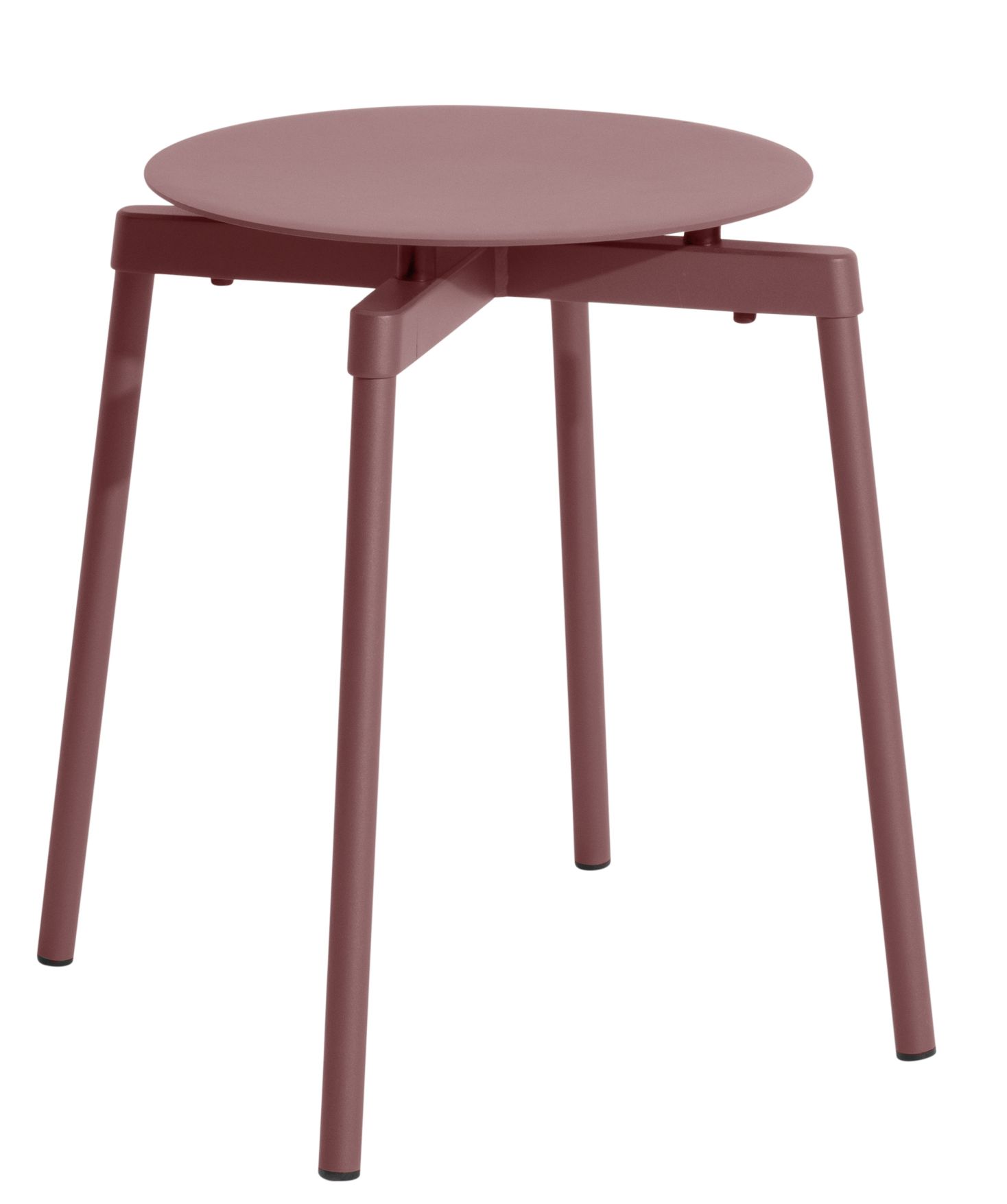 Fromme Stool Tabouret Petite Friture Marron rouge Fromme Stool Tabouret Petite Friture Marron rouge