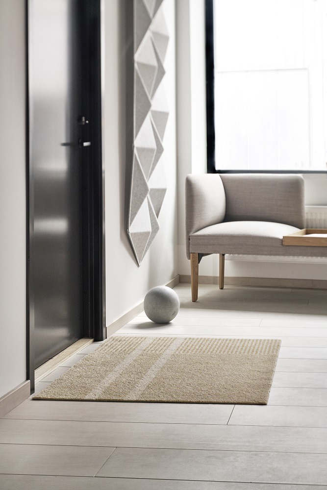 Løype Indoor / Outdoor Paillasson L 60 x P 85 cm / BREEZY BEIGE Heymat OFFRE SPECIALE
