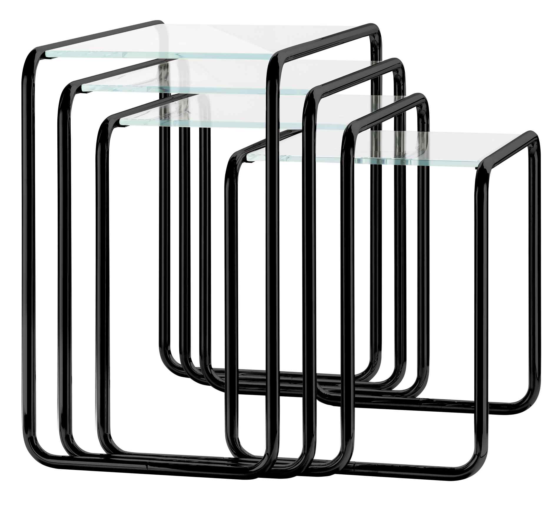 Ensemble B 9 Outdoor Tables d'appoint toutes saisons Thonet