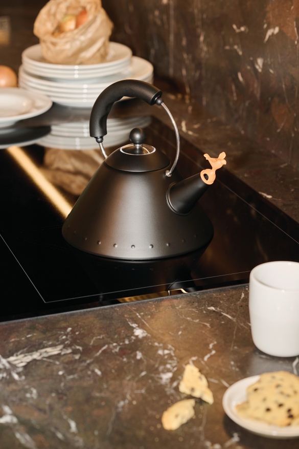 9093 BB Bouilloire noire Alessi