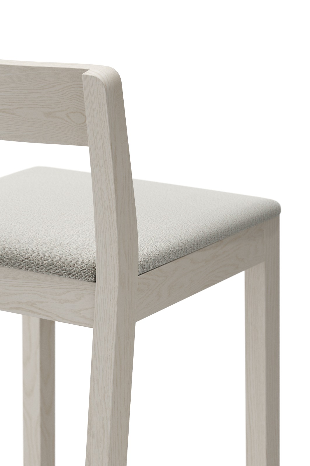 Sit tabouret de bar en bois avec coussin d'assise Zeitraum